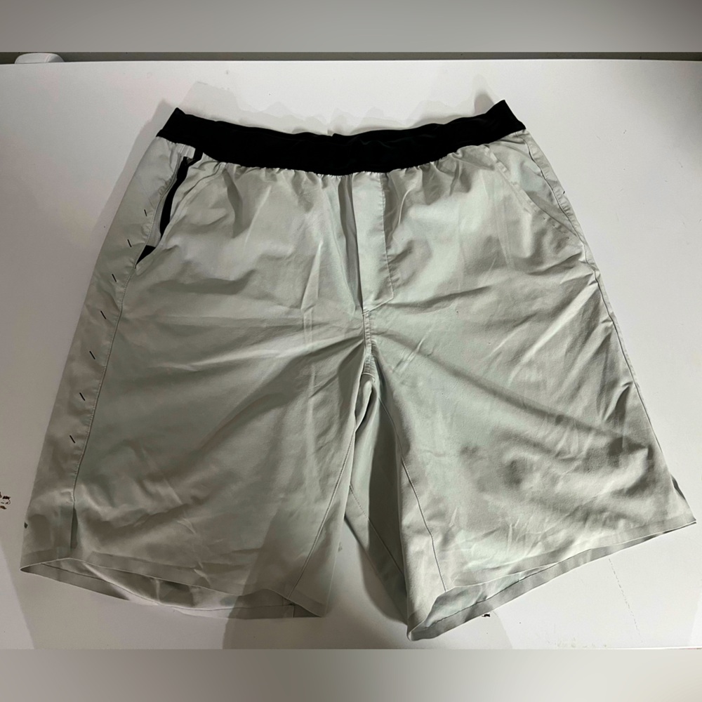 White and Black Shorts Fits like XL